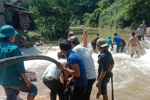 Khẩn trương khắc phục mưa lũ trên địa bàn huyện miền núi Nghệ An