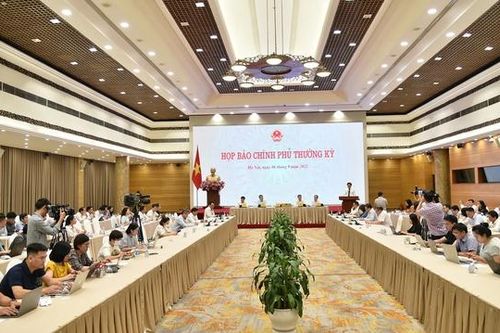 Họp báo Chính phủ thường kỳ