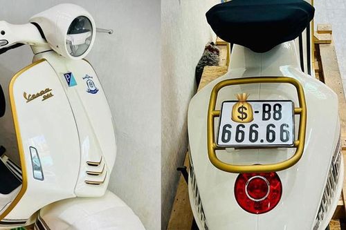 Vespa 946 Christian Dior biển 'ngũ lộc' rao bán 3,5 tỷ ở Sài Gòn?