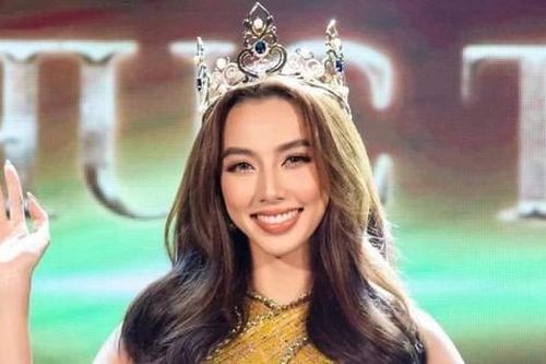 Miss Grand Thái Lan gặp gỡ Thùy Tiên tại ITE HCMC 2022