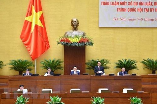 Thảo luận về dự án Luật Thanh tra và Luật Thực hiện dân chủ ở cơ sở