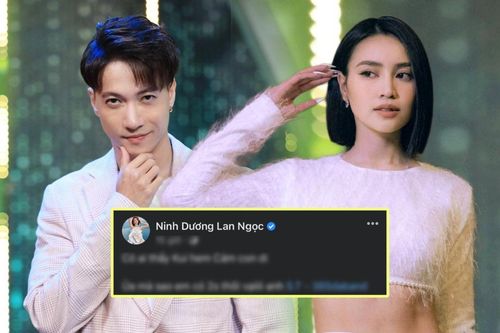 Ninh Dương Lan Ngọc đăng đàn trách móc S.T Sơn Thạch: Chuyện gì đây?
