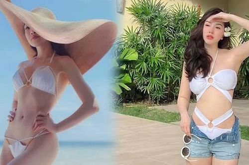 Bà xã Chi Bảo đọ dáng 'gái một con' với Bảo Thy