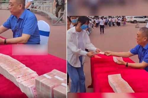 Vị đại gia mang 4,7 triệu USD tiền mặt phát cho học trò nghèo