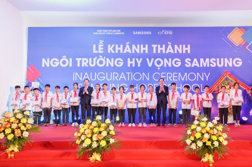 Samsung đưa ngôi trường Hy vọng tại Lạng Sơn vào hoạt động
