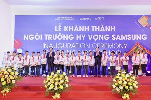 Khánh thành trường Hy vọng dành cho học sinh khó khăn tại Lạng Sơn