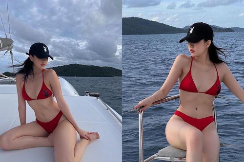 Ngọc Trinh lại tung ảnh bikini bốc lửa, cô dâu Diệu Nhi tấm tắc khen điều này