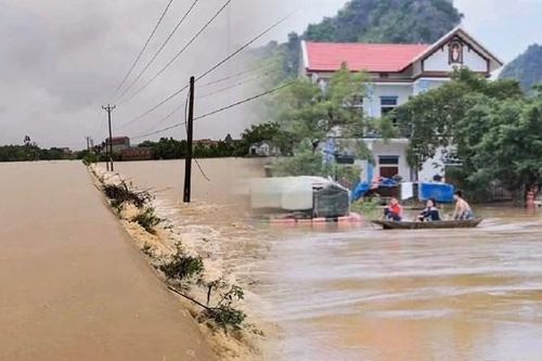 Ninh Bình: Mưa lớn kéo dài, gần 500 căn nhà chìm trong biển nước
