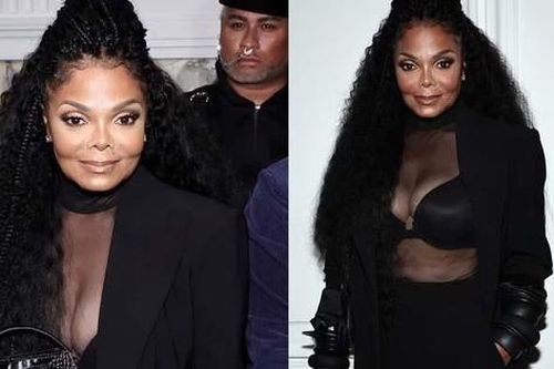Em gái Michael Jackson mặc áo xuyên thấu khoe đường cong 'bốc lửa' tuổi U60