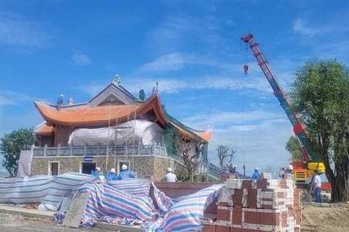 Buộc chủ đầu tư 'đền Phúc Giang' tháo dỡ toàn bộ công trình không phép