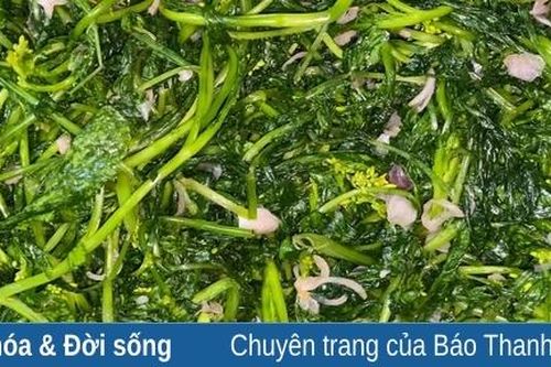 Dưa cải lê muối, món ngon ven triền sông Mã