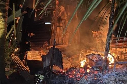 Người phụ nữ bị tai biến tử vong do cháy căn nhà tạm