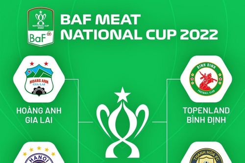 Lịch thi đấu bán kết Cúp quốc gia 2022