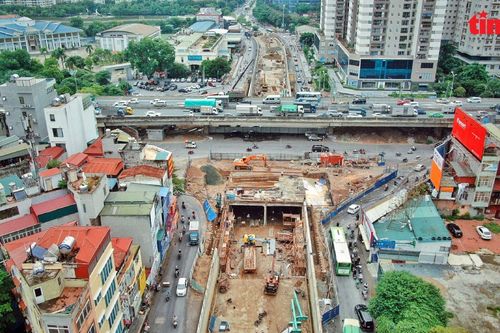 Cận cảnh hầm chui 700 tỷ đồng Lê Văn Lương - Vành đai 3 (Hà Nội)