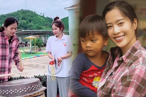 Lệ Nam - Nam Em tổ chức Trung thu cho trẻ em vùng cao: 'Quậy đục nước', bỏ hết hình tượng