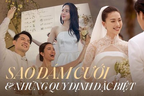 Quy định gắt gao, khắt khe trong đám cưới người nổi tiếng