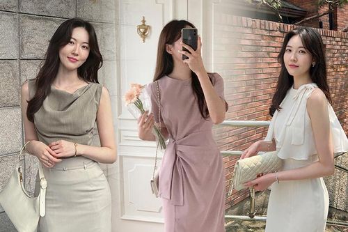 5 kiểu váy che ngực lép mà vẫn thanh lịch cho nàng công sở