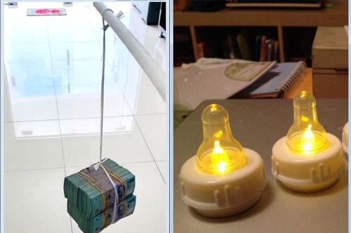 Bật cười trước muôn kiểu đèn trung thu tự chế của các 'thánh lầy'