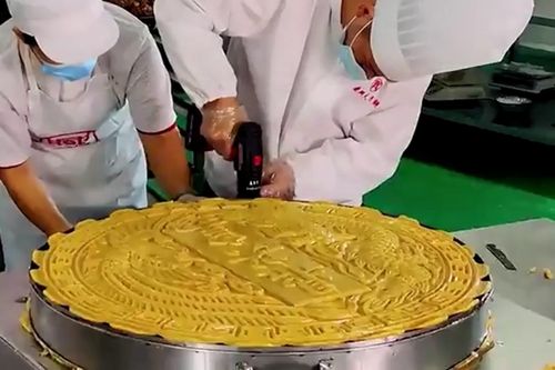 Xem đầu bếp Trung Quốc làm chiếc bánh nướng 69 kg