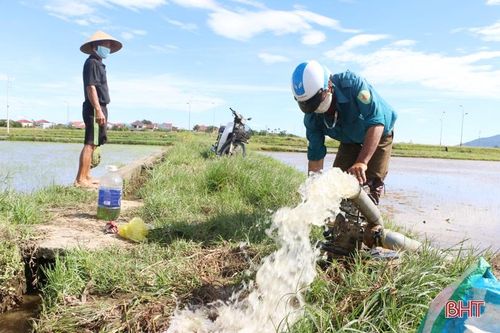 Khẩn trương tiêu thoát nước, bảo vệ sản xuất nông nghiệp