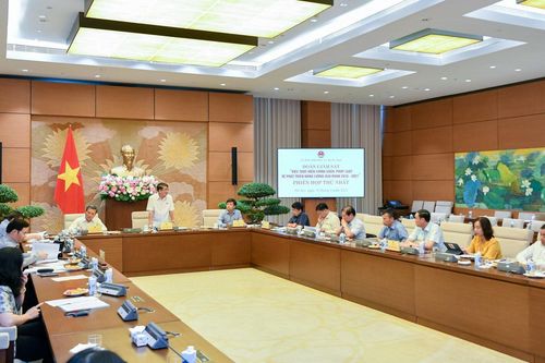 Phiên họp thứ nhất Đoàn giám sát chuyên đề 'Việc thực hiện chính sách, pháp luật về phát triển năng lượng giai đoạn 2016-2021