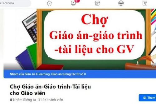 'Chợ' giáo án online nở rộ