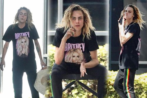 Cara Delevingne 'bất ổn' tại sân bay với hình ảnh rũ rượi, bơ phờ đáng lo ngại