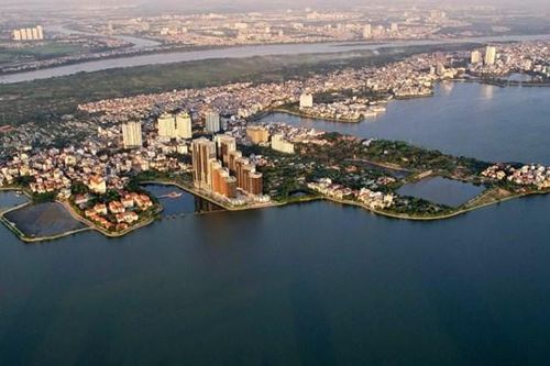 Toàn cảnh Hồ Tây: Dày đặc nhà cao tầng vây quanh, vắng bóng cây xanh