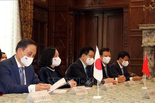 Đồng chí Trương Thị Mai: Việt Nam coi trọng quan hệ với Nhật Bản