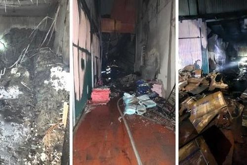 Vụ cháy xưởng đệm, 3 mẹ con tử vong: Một công an viên bị thương khi dũng cảm lao vào đám cháy cứu người