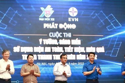 Phát động Cuộc thi 'Ý tưởng, sáng kiến sử dụng điện trong thanh thiếu niên'