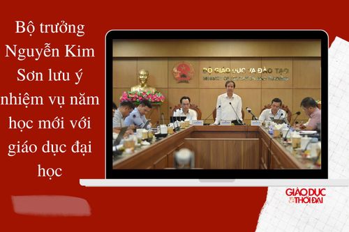 Bộ trưởng Nguyễn Kim Sơn lưu ý nhiệm vụ năm học mới với giáo dục đại học