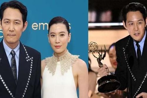 Tài tử 'Trò chơi con mực' cùng bạn gái là vợ cũ 'Thái tử Samsung', làm nên lịch sử tại Emmy