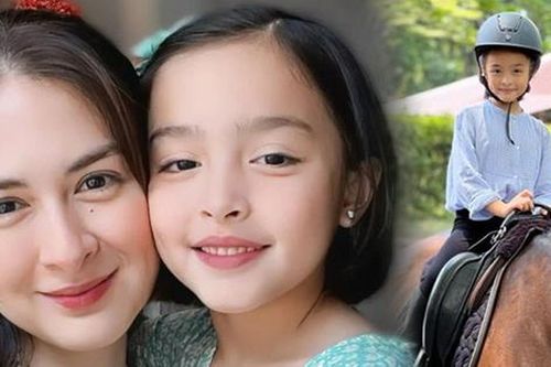 Con gái của mỹ nhân Philippines được chơi thể thao quý tộc, 7 tuổi đã nổi tiếng hơn mẹ