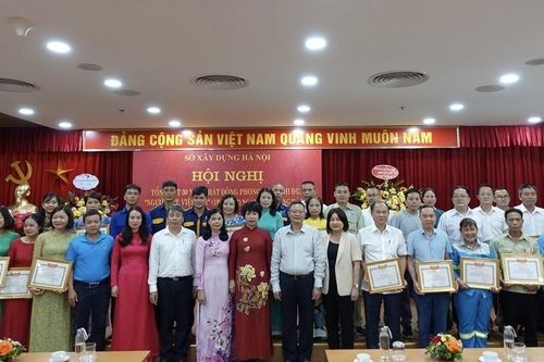 Hà Nội: Sở Xây dựng tổ chức thành công Hội nghị Tổng kết 30 năm phát động phong trào thi đua 'Người tốt, việc tốt' ngành Xây dựng