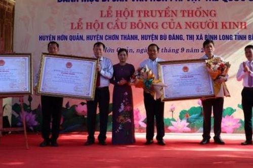Công nhận Di sản văn hóa phi vật thể Lễ hội Cầu Bông