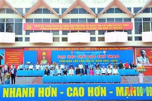 Khai mạc Đại hội thể dục thể thao tỉnh Đắk Lắk lần thứ IX