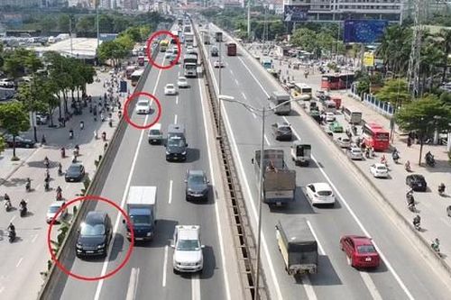 Hàng ngàn xe ô tô bị xử lý vi phạm khi đi trên làn đường dừng khẩn cấp