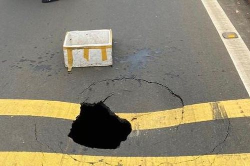 'Hố tử thần' xuất hiện trên đường phố Pleiku