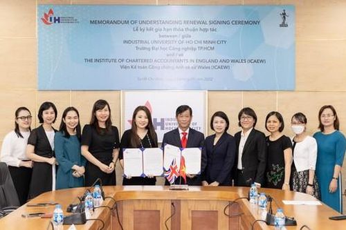 ICAEW và Trường Đại học Công nghiệp Tp.HCM nâng tầm hợp tác chiến lược trong 5 năm