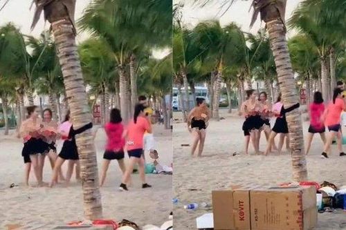 Chưa xác định được nhóm phụ nữ để ngực trần chơi team building ở đâu