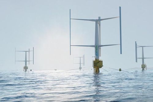Turbine gió cánh trục dọc công suất 1 MW trên biển Na Uy