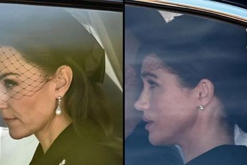 Tại sao Công nương Kate và Meghan không đi chung xe tới lễ rước linh cữu Nữ hoàng Elizabeth II?