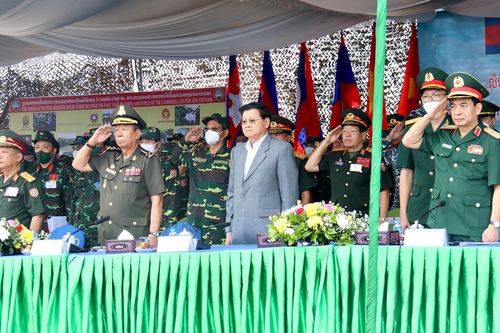 Diễn tập cứu hộ-cứu nạn chung giữa Lào, Việt Nam và Campuchia