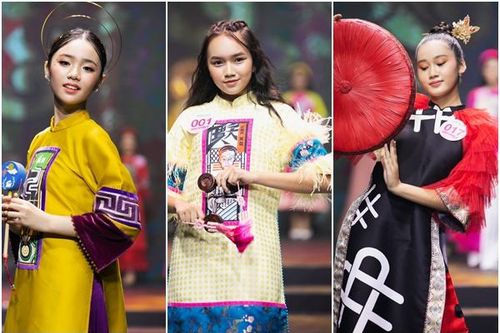 Ấn tượng các thiết kế áo dài đặc biệt của NTK Minh Tiến cho tuổi teen