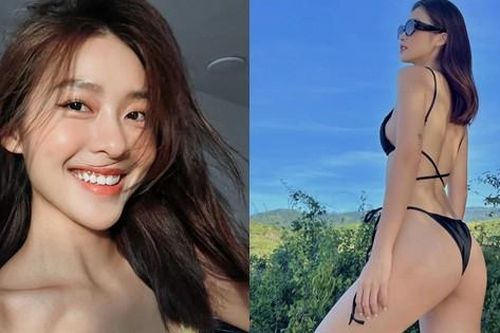 Nhan sắc đời thực của Khả Ngân - 'bạn gái tin đồn' Thanh Sơn: Da căng bóng, dáng sexy