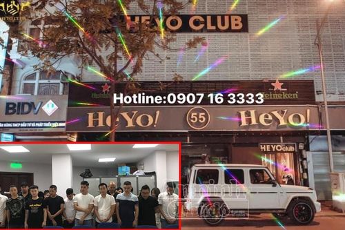 Rạng sáng đột kích quán bar Heyo Club, phát hiện hàng chục 'dân chơi' đang 'bay lắc'