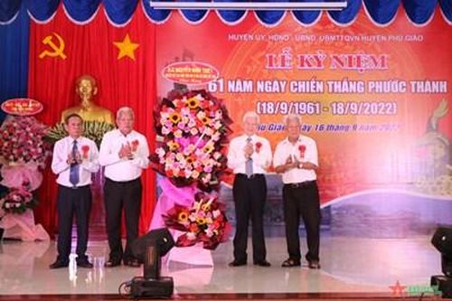Bình Dương kỷ niệm 61 năm chiến thắng Phước Thành