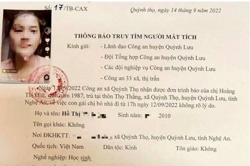 Tìm thấy 2 chị em họ mất tích tại Nghệ An, bất ngờ nguyên nhân bỏ đi