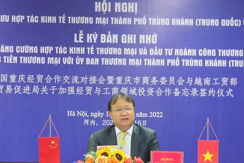 Ký Bản Ghi nhớ giữa Cục Xúc tiến thương mại và Ủy ban Thương mại thành phố Trùng Khánh